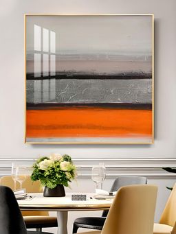 The Next Decor - Citrus Cascade Glass Finish Square Wall Art