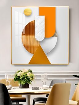 The Next Decor - Visionary Vibes Glass Finish Square Wall Art