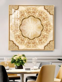 The Next Decor - Ornate Masterpiece Glass Finish Square Wall Art