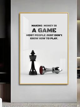 The Next Decor - ProfitPlay Glass Finish Vertical Wall Art