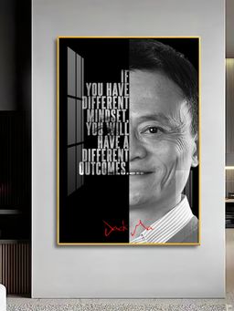 The Next Decor - Journey to Unique Outcomes Glass Finish Vertical Wall Art