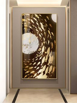 The Next Decor - Aquatic Realm Glass Finish Vertical Wall Art