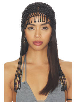 8 Other Reasons - Dome Beaded Women's Pull-On Head Chain Black