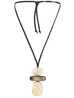 8 Other Reasons - Amalfi Drip Women's Adjustable Leather Pendant Necklace Multi-Color