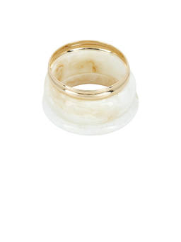 8 Other Reasons - Muse Women's Lightweight Acrylic & Gold-Tone Bangles Ivory