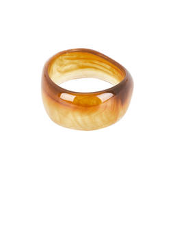 8 Other Reasons - Chunky Women's Slip-On Acrylic Bangle Bracelet Tan