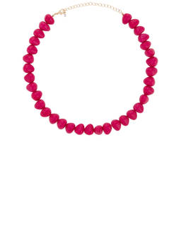 8 Other Reasons - Beaded Women's Lobster Clasp Charm Bracelet Pink
