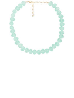 8 Other Reasons - Beaded Acrylic Women's Lightweight Beaded Necklace Aqua