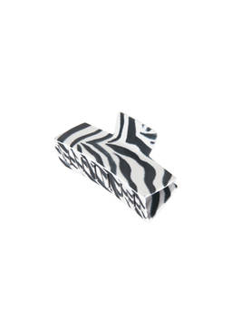 Casa Clara - Recycled Acetate Women's Rectangular Claw Clip Zebra