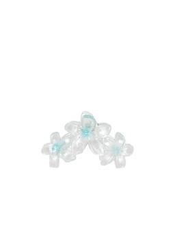 Emi Jay - Super Bloom Women's Floral Acetate Claw Clip Aqua