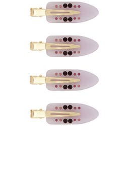 Emi Jay - Rhinestone Women's Alligator Hair Clip Set Pink