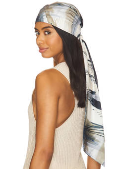 Eugenia Kim - Satin Women's Back Tie Head Scarf Multi-Color