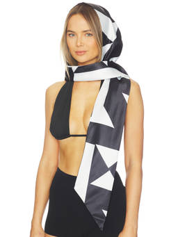 Eugenia Kim - Satin Twill Women's Ruched Head Scarf Multi-Color