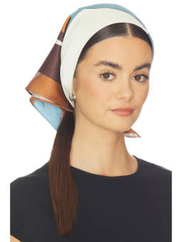 FAITHFULL THE BRAND - Printed Women's Tie-Up Head Scarf Multi-Color