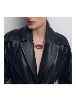 Heaven Mayhem - Women's Adjustable Corded Statement Necklace Red