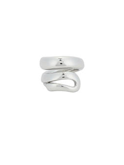 Jenny Bird - High Polish Women's Lightweight Statement Ring Silver