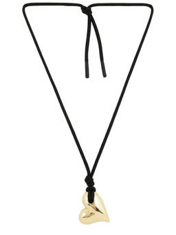Jenny Bird - Art Heart Women's Adjustable Cord Pendant Necklace Gold