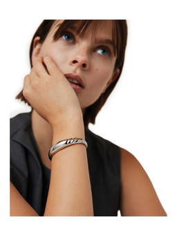 Jenny Bird - Nelle Women's Minimal Stackable Bangle Bracelet Silver