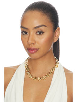 Jenny Bird - Nico Collar Women's Lightweight Swirl Chain Necklace Gold