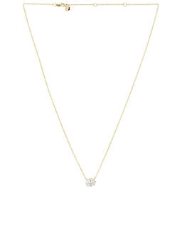 SHASHI - Oval Solitaire Women's Crystal Pendant Necklace Gold