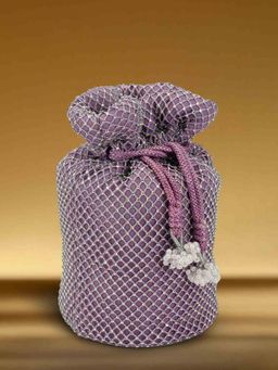 Mochi - Women Lavender Embellished Potli Bag