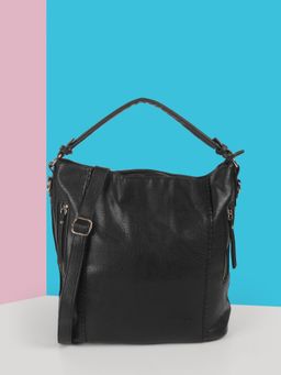 Mochi - Women Black Solid Shoulder Bag