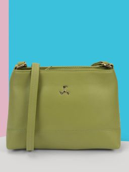 Mochi - Women Green Solid Sling Bag