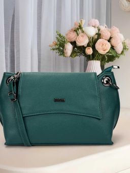 Mochi - Women Teal Solid Sling Bag