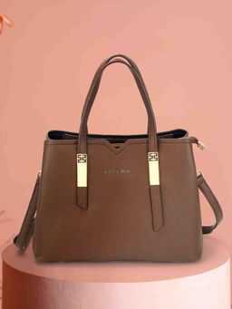 Metro - Women Brown Handbag with Detachable Strap