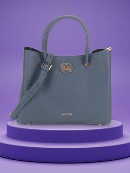 Mochi - Women Blue Handbag with Detachable Strap