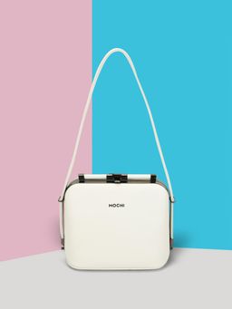 Mochi - Women White Solid Shoulder Bag