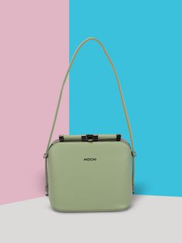 Mochi - Women Green Solid Shoulder Bag