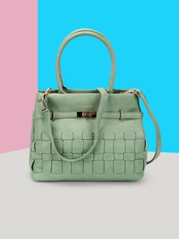 Mochi - Women Green Handbag with Detachable Strap