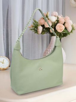 Mochi - Women Green Solid Shoulder Bag