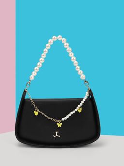 Mochi - Women Black Solid Handbag