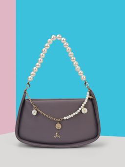 Mochi - Women Purple Solid Handbag