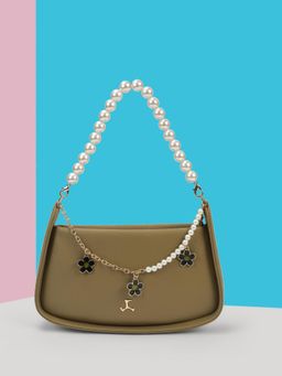 Mochi - Women Olive Solid Handbag
