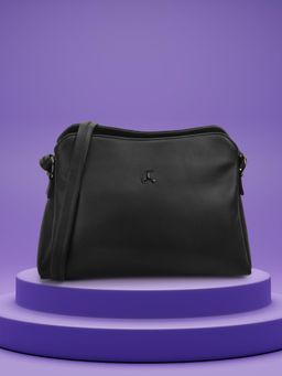 Mochi - Women Black Faux Leather Sling Bag
