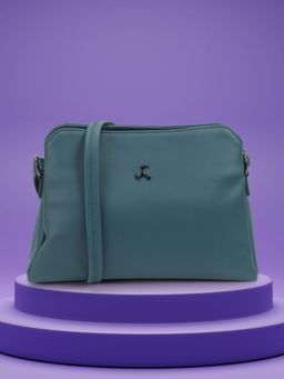 Mochi - Women Blue Faux Leather Sling Bag