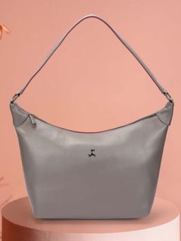 Mochi - Women Grey-Red Colorblock Handbag