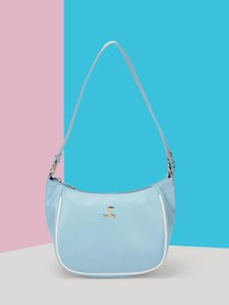 Mochi - Women Blue Solid Shoulder Bag