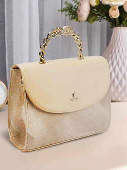 Mochi - Women Light Beige Handbag with Detachable Strap