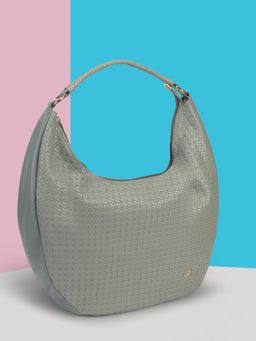 Mochi - Women Grey Textured Shoulder Bag