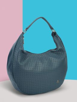 Mochi - Women Blue Textured Shoulder Bag