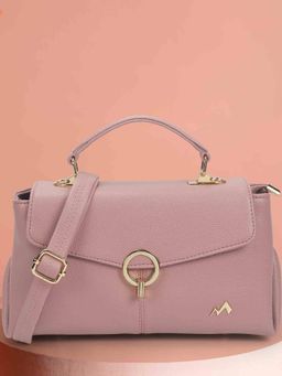 Metro - Women Pink Satchel Bag with Detachable Strap