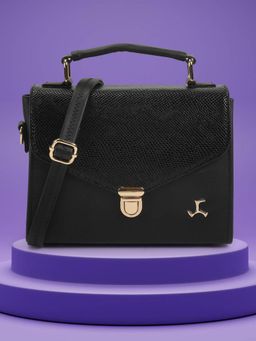 Mochi - Women Black Faux Leather Sling Bag