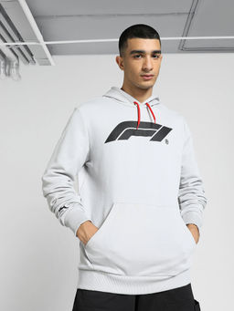 Puma - F1 Men Grey Motorsport Logo Hoodie