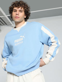 Puma - X Kidsuper Blue Relaxed Fit Crew-Neck Sweatshirt