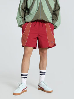 Puma - x KIDSUPER Relaxed Fit Red Shorts