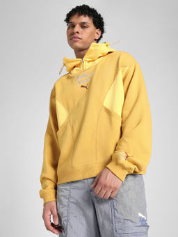 Puma - x KIDSUPER Progressive Men Yellow Oversized Hoodie
